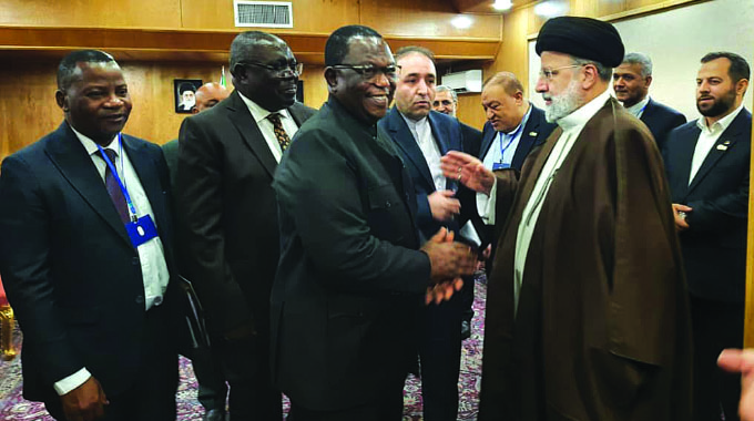 VP Chiwenga meets Iranian President Raisi