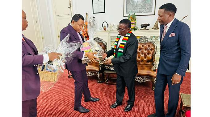 Christ Embassy heavyweight meets President Mnangagwa