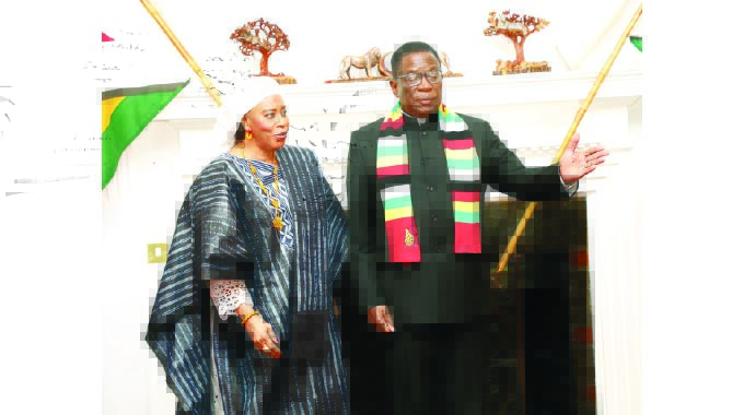 Three envoys present credentials