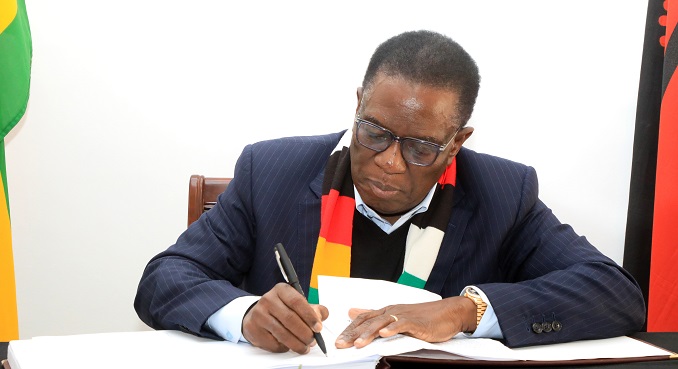 ‘We stand with grieving Malawi’ . . .President signs book of condolence