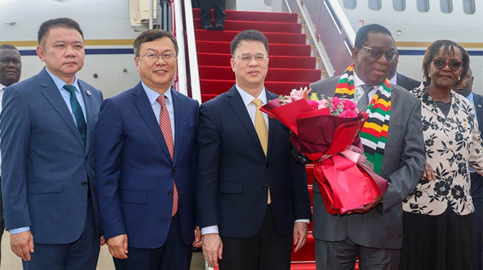 President arrives in China