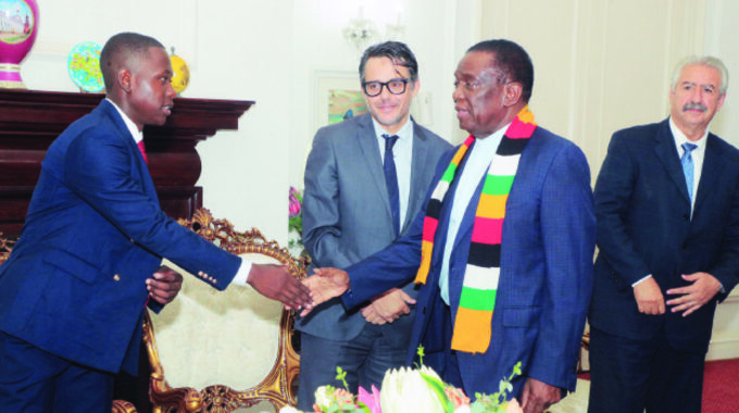 Fly Zim flag high: President . . . Sends off scholarship beneficiaries to Algeria